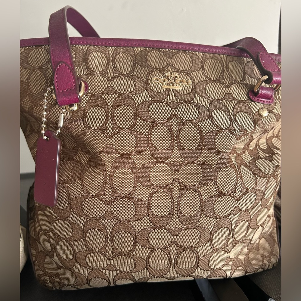 Coach Handbag Plum ✨